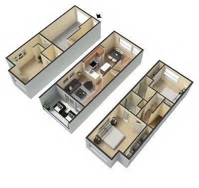 The Douglas Apartments Thurman Floor Plan